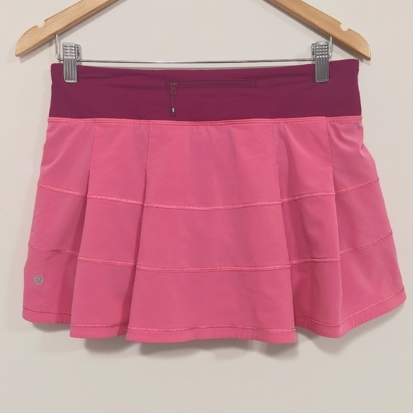 Lululemon Pace Rival Skirt II Pink Paradise/Regal Plum 6 - Picture 13 of 16